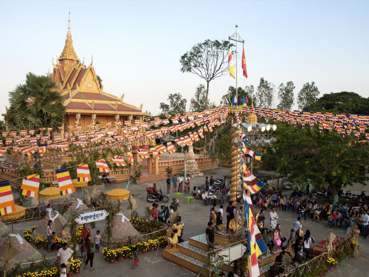 Lễ hội Chol Chnam Thmay thường diễn ra trong khoảng từ ngày 13 đến 16/4 dương lịch. (Nguồn: Sưu tầm)
