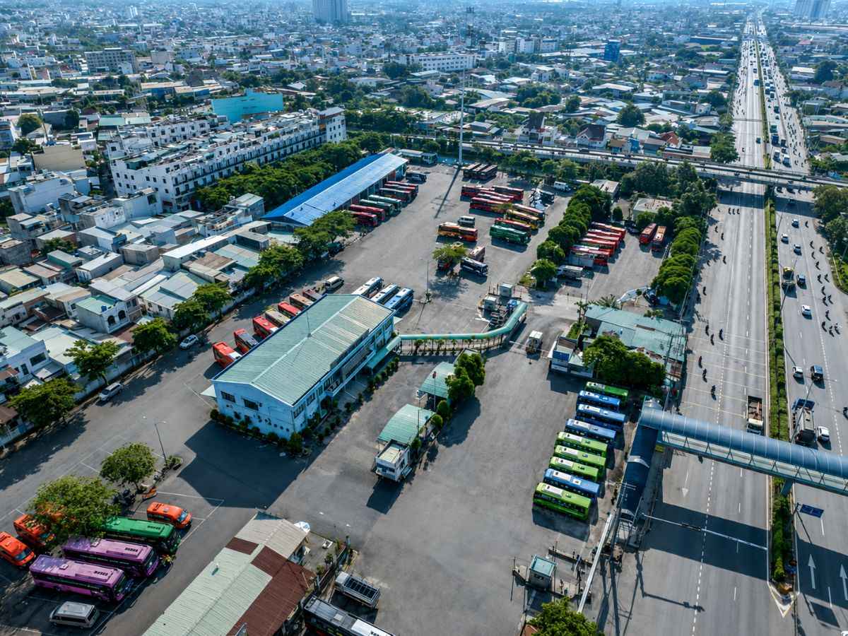 Bến xe An Sương với nhiều chuyến xe khách đi Tây Ninh.