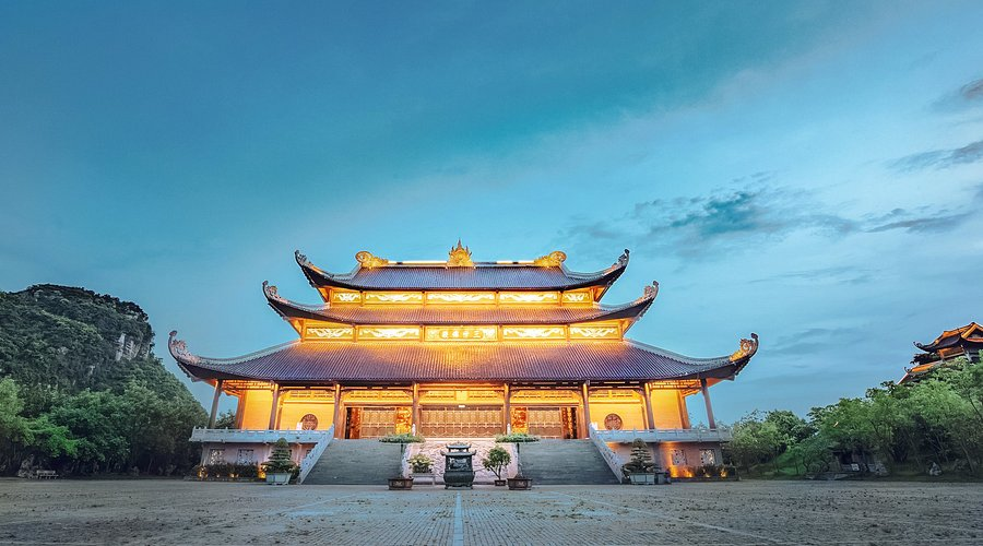 Bai Dinh Pagoda is a famous spiritual and scenic tourist destination in northern Vietnam.