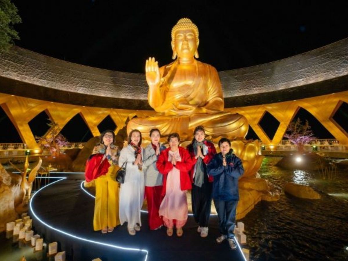Không gian thiền định, thư giãn trên đỉnh núi Bà Đen.