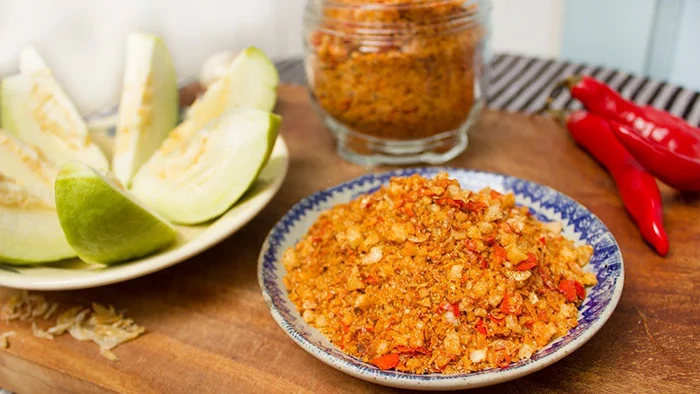 Shrimp salt is a specialty seasoning that can be used with many dishes
