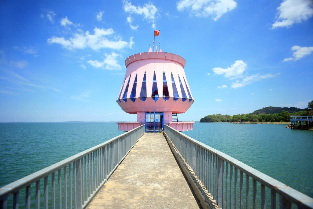 Dau Tieng Lake is a famous tourist attraction in Tay Ninh