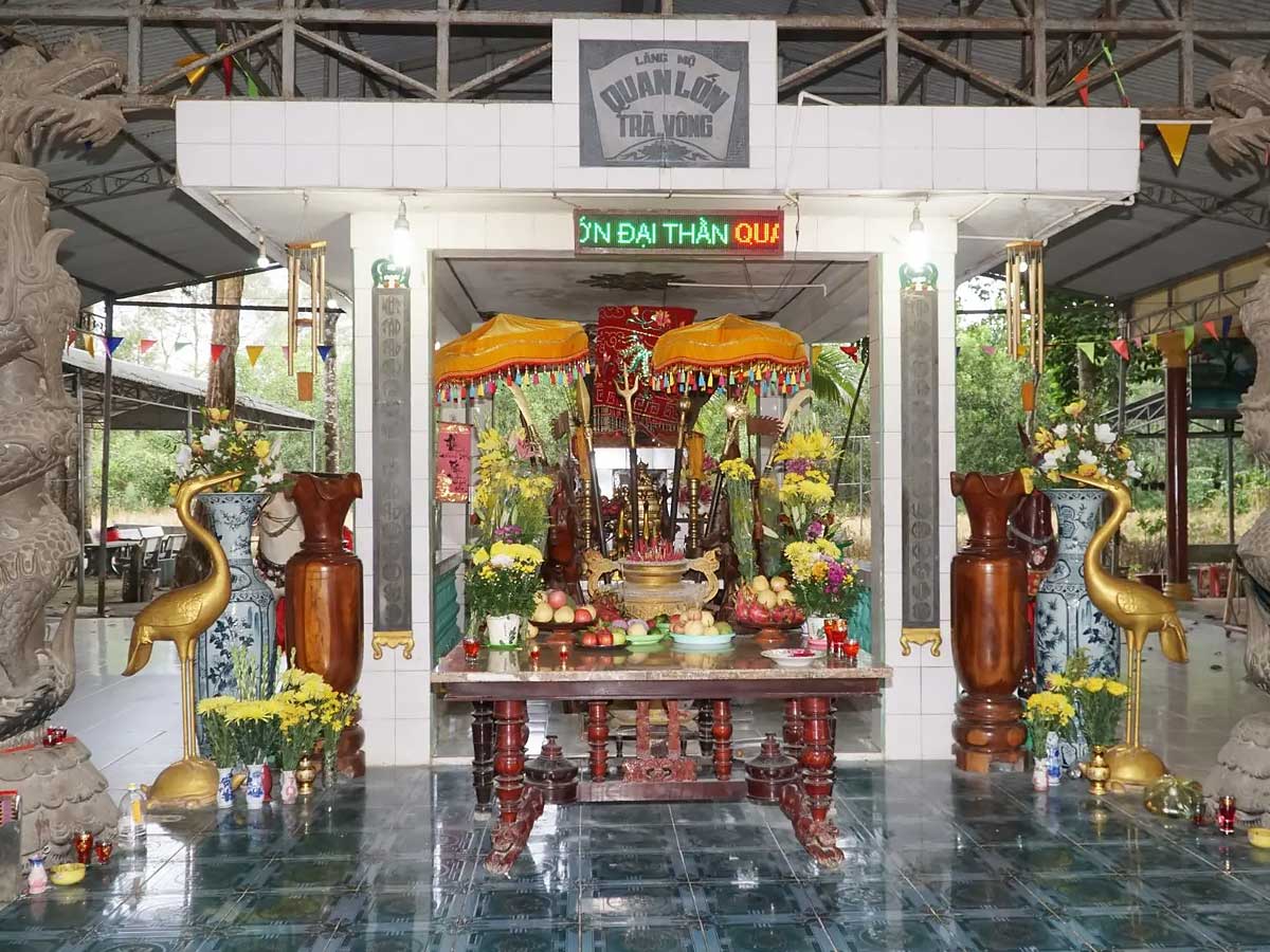 Quan Lớn Trà Vong được nhắc đến qua các giai thoại và truyền thuyết dân gian Nam Bộ. (Nguồn sưu tầm)