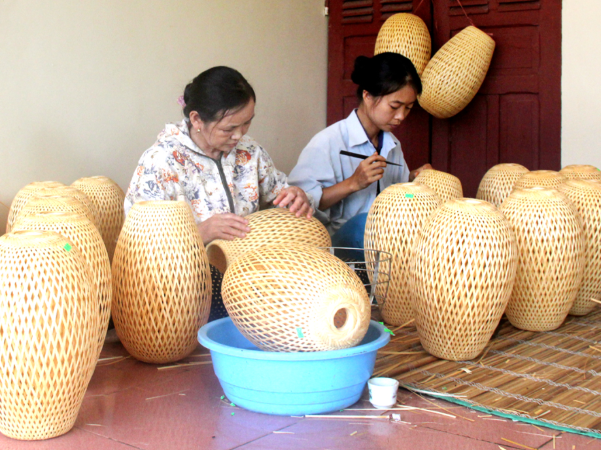 Làng nghề mây tre đan là một trong những nghề thủ công lâu đời của Tây Ninh