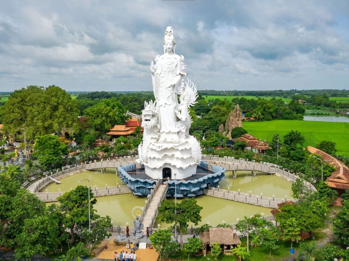 Công trình tượng phật Quan Thế Âm cao nhất Đông Nam Bộ