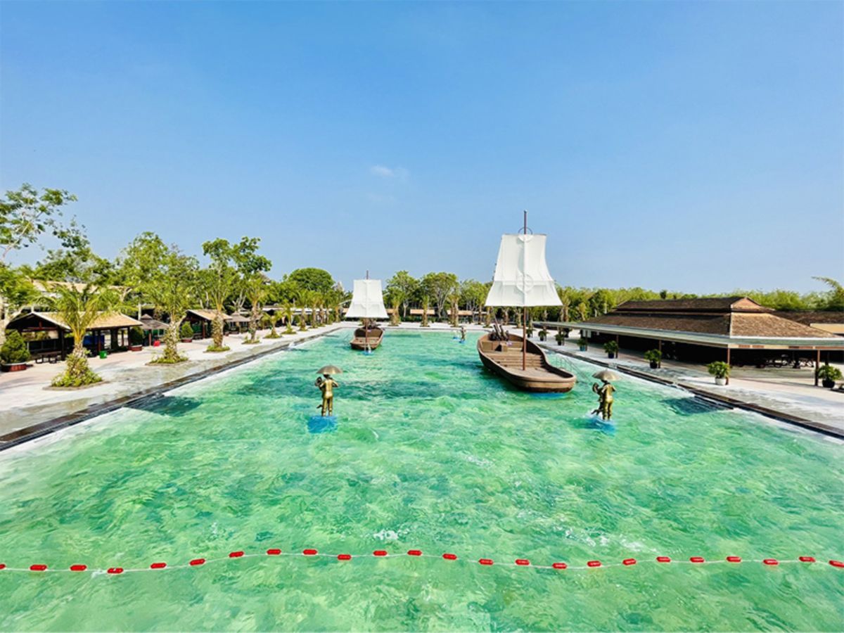 Biển nhân tạo tại công viên nước