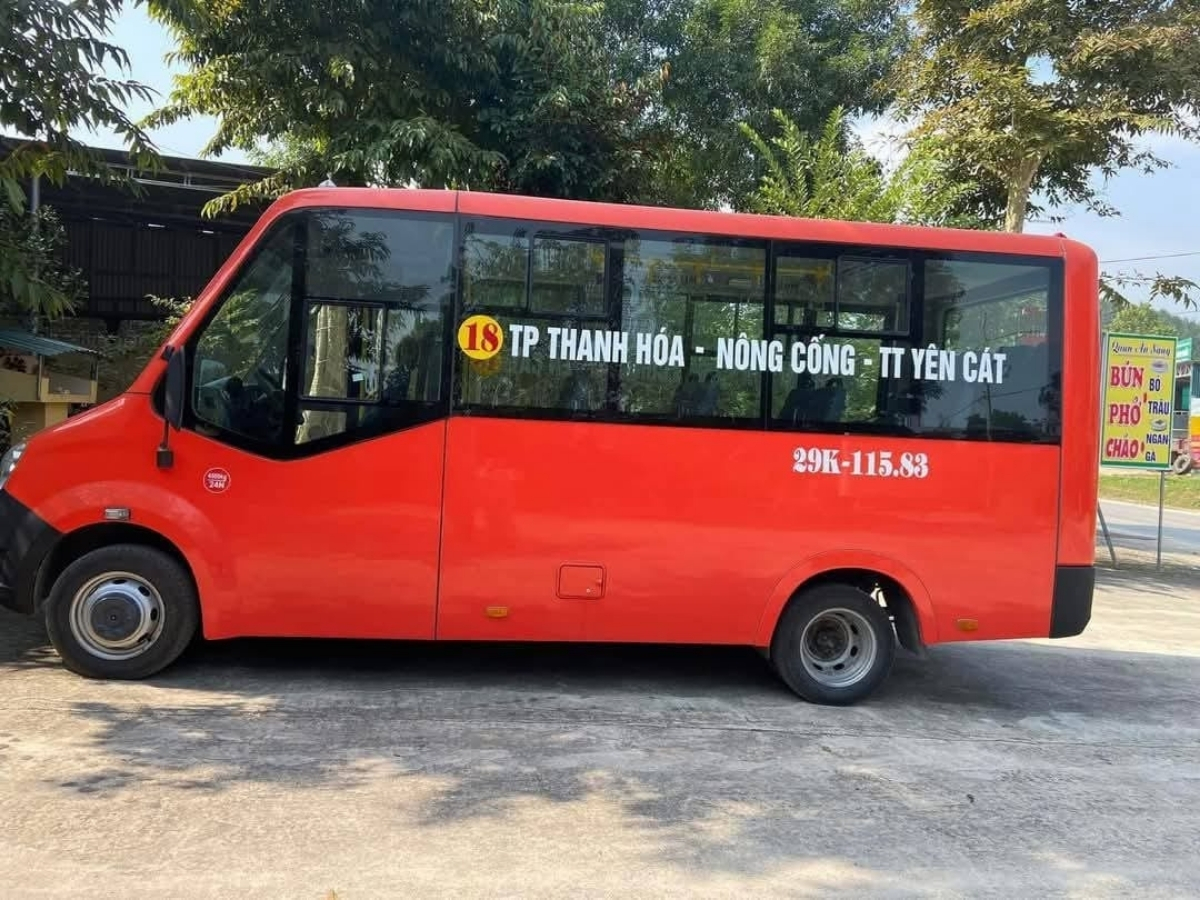 Tuyến xe 18 mới khai trương tại Thanh Hóa.