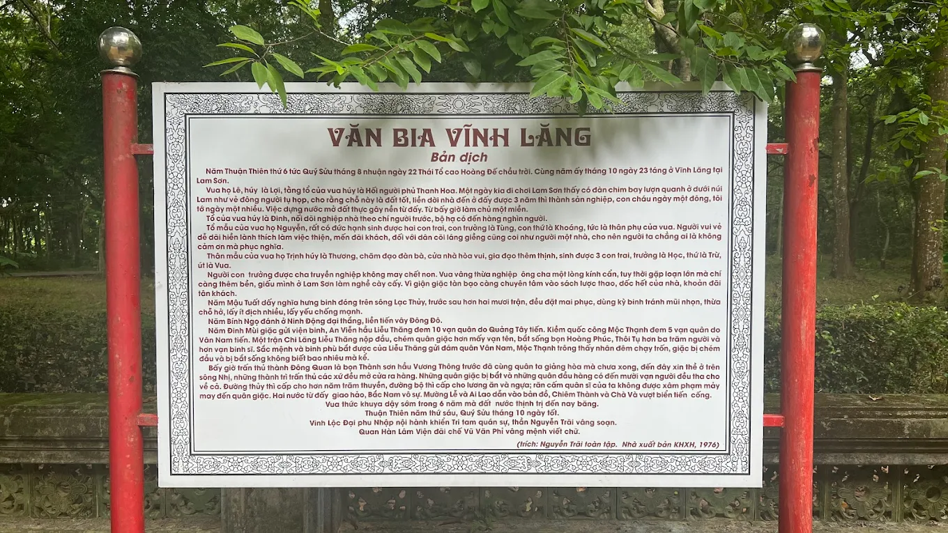 Văn bia phản ánh sâu sắc tư tưởng nhân nghĩa thời Lê sơ.