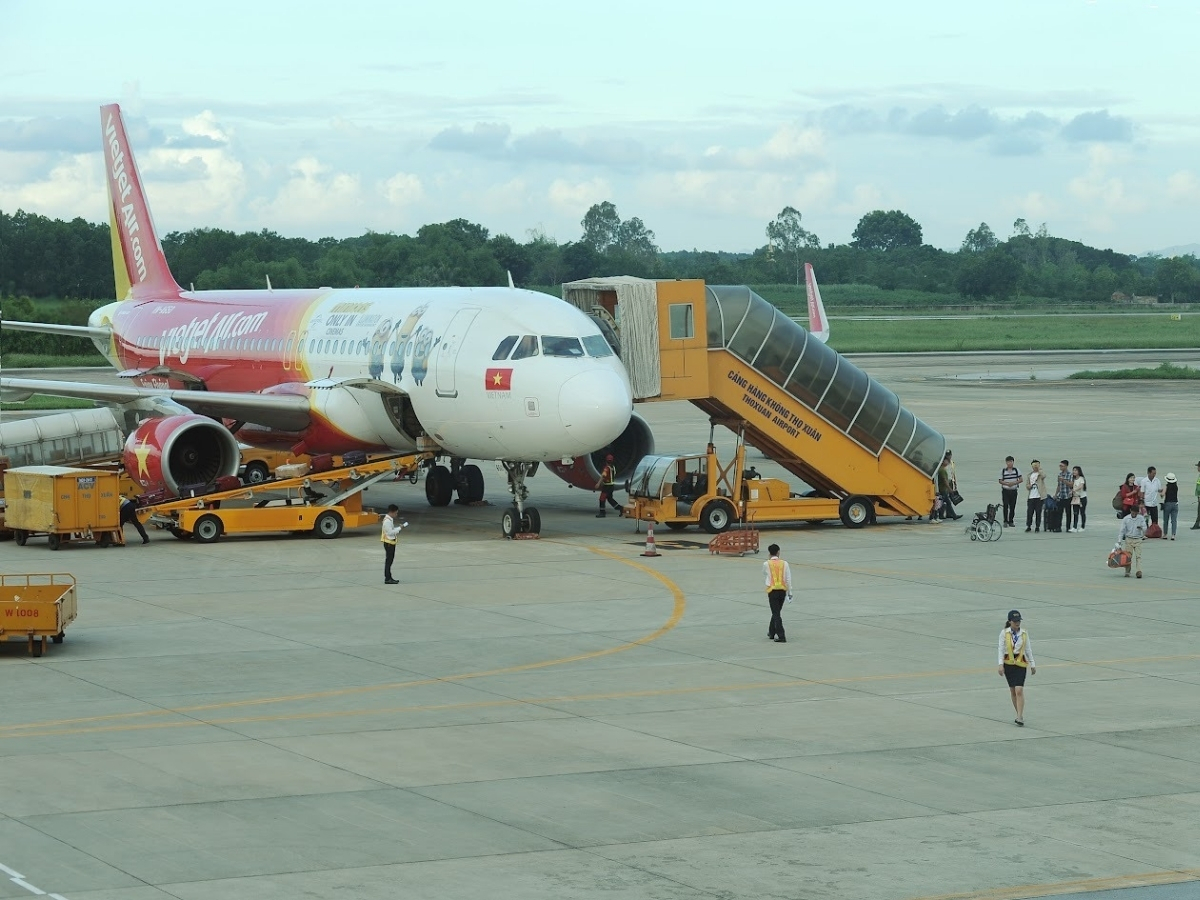 Sân bay Thọ Xuân nằm tại xã Sao Vàng, Thanh Hóa.
