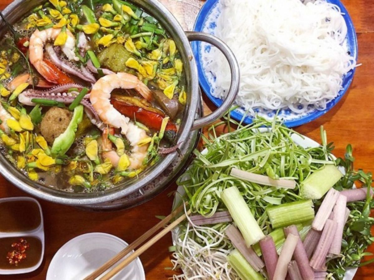 Giá bún súng bình dân phù hợp với túi tiền người dân địa phương và thực khách