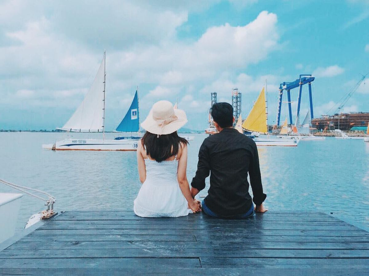 Bến thuyền Marina thu hút các cặp đôi đến check-in