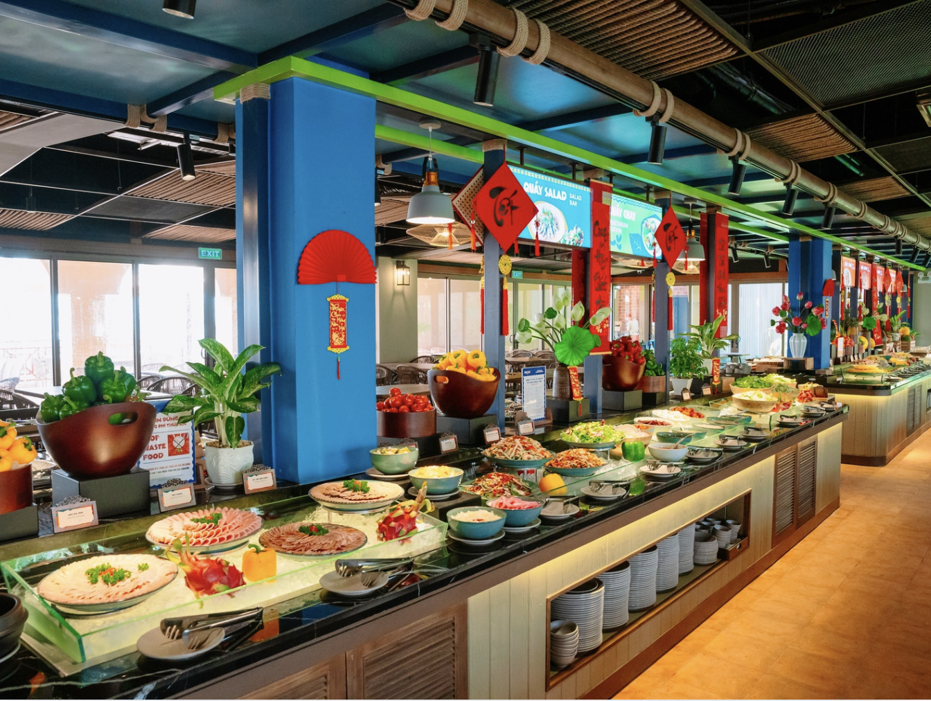 Menu buffet đặc sắc dành cho cặp đôi với đa dạng món Á – Âu tại Sun World Vung Tau.