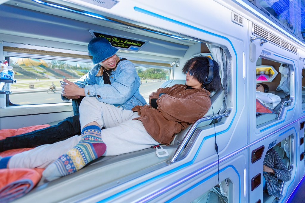 Xe giường nằm là phương tiện di chuyển phổ biến Cần Thơ đi Vũng Tàu