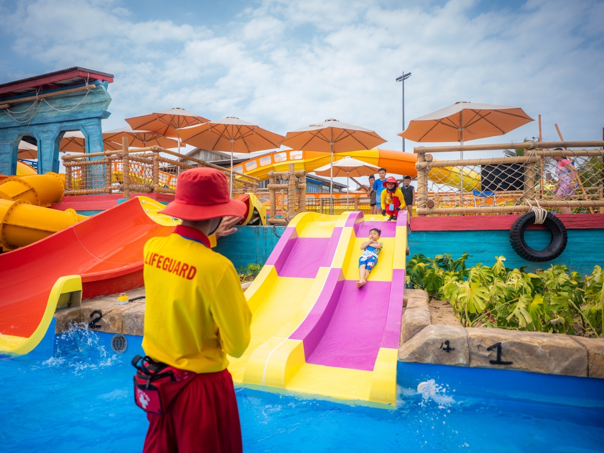 Sun World Vung Tau thiết kế những khu vực vui chơi an toàn cho trẻ nhỏ.