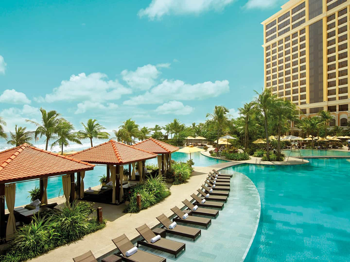 Bãi biển riêng tại resort cao cấp ở Vũng Tàu